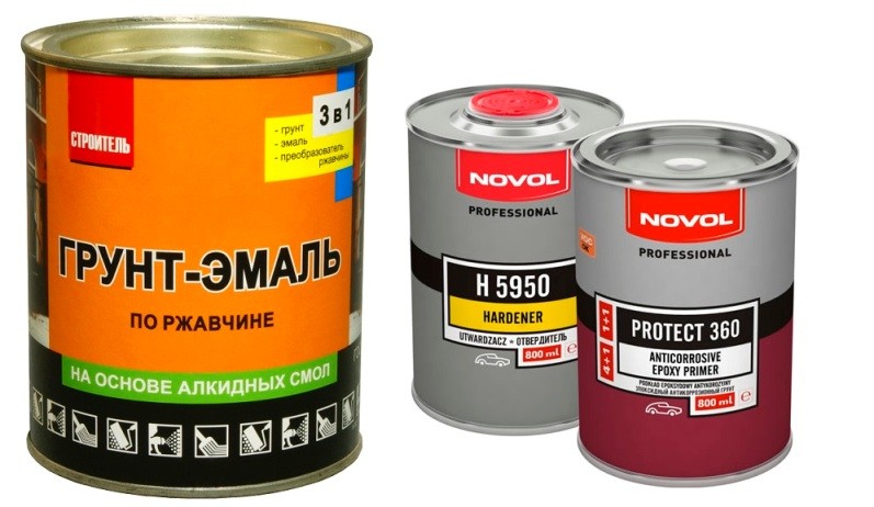 Алкидная и эпоксидная грунтовка