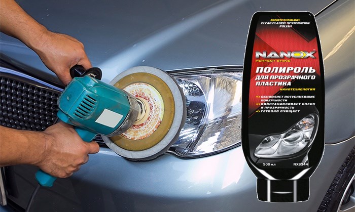 Полироль для фар Nanox