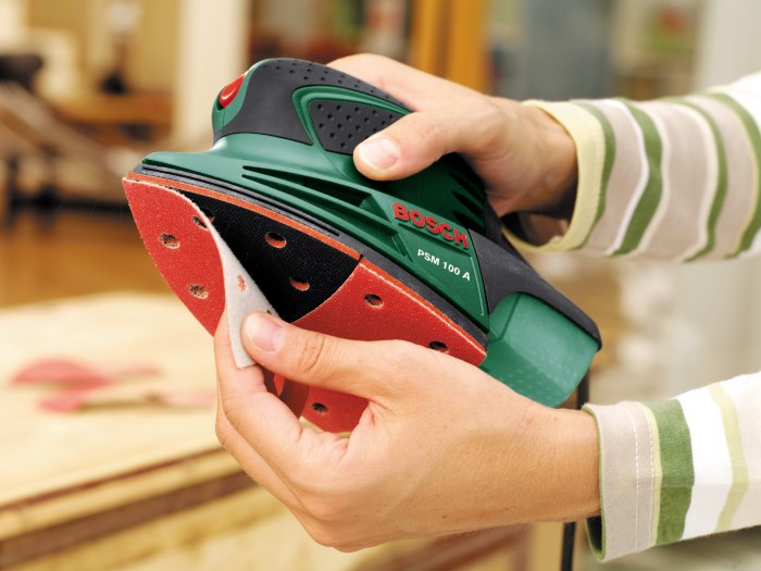 Универсальная вибро шлифмашинка Bosch PSM 80 A